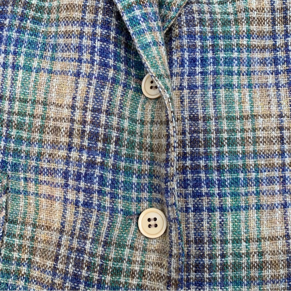 Private Concepts Women’s Plaid Oversized Blazer - Picture 4 of 7
